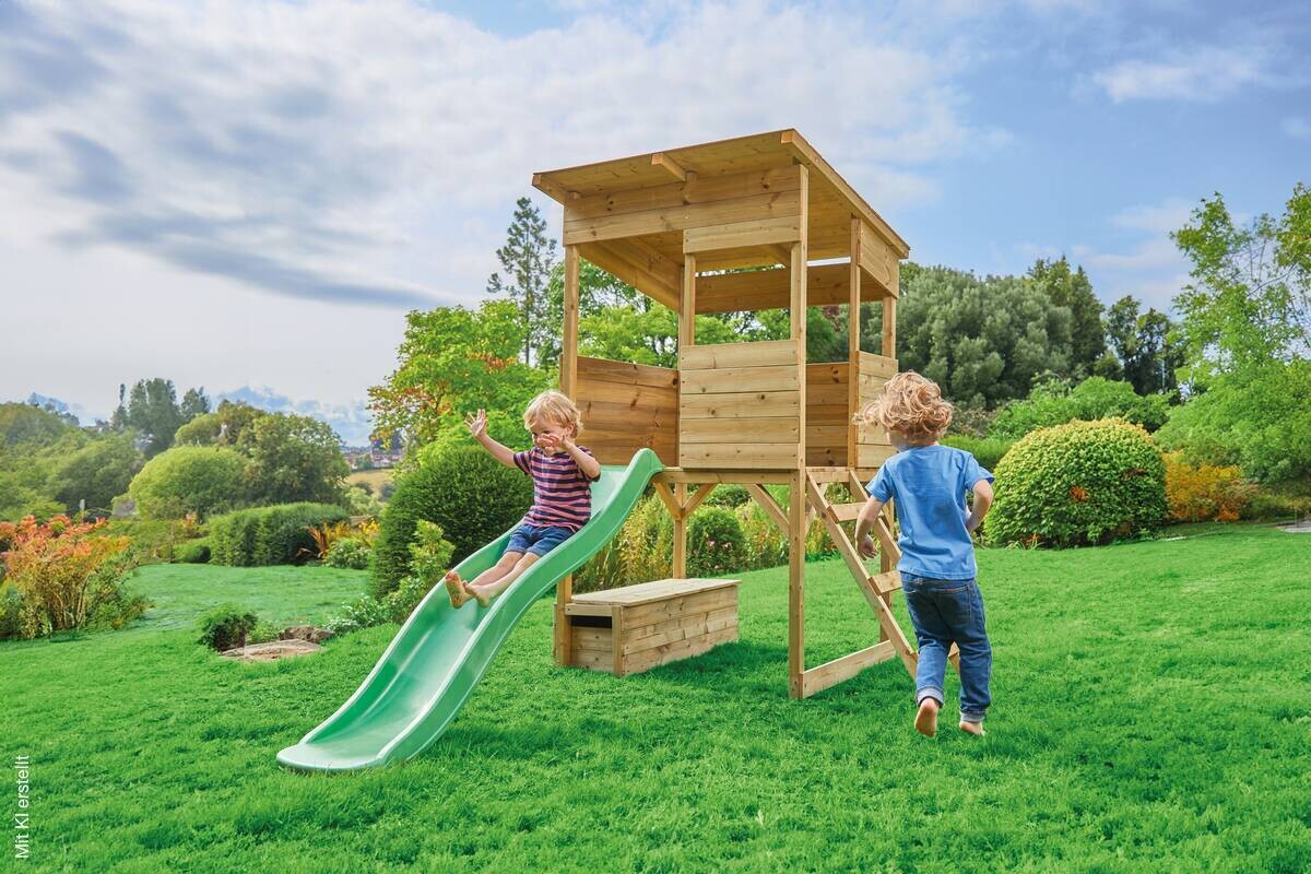 Westmann Spielhaus Wildnis natur B/H/L: ca. 126x205x114 cm