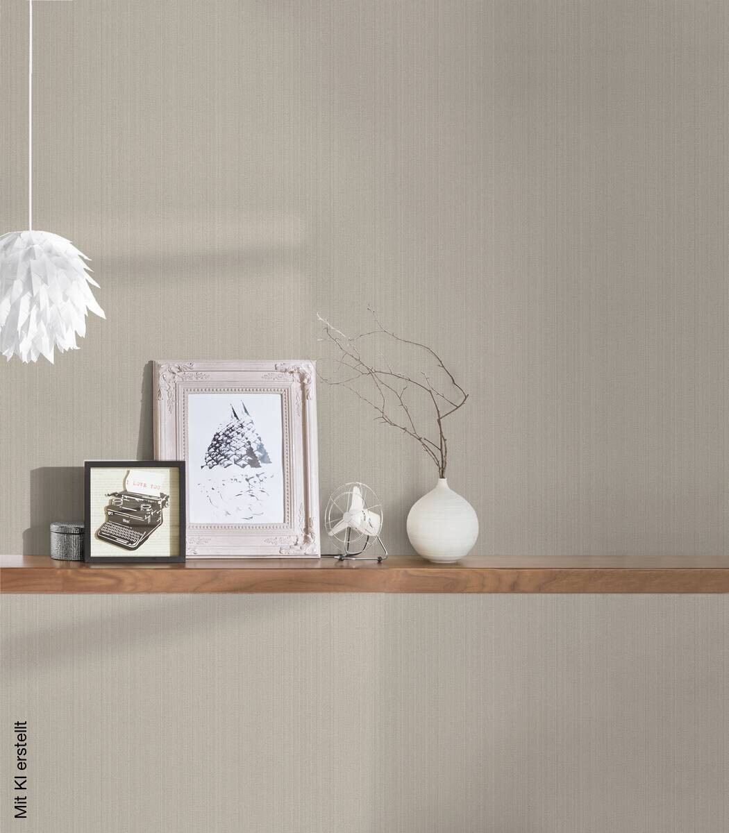 A.S.Creation Vliestapete beige braun B/H/D: ca. 53x1005x8,6 cm
