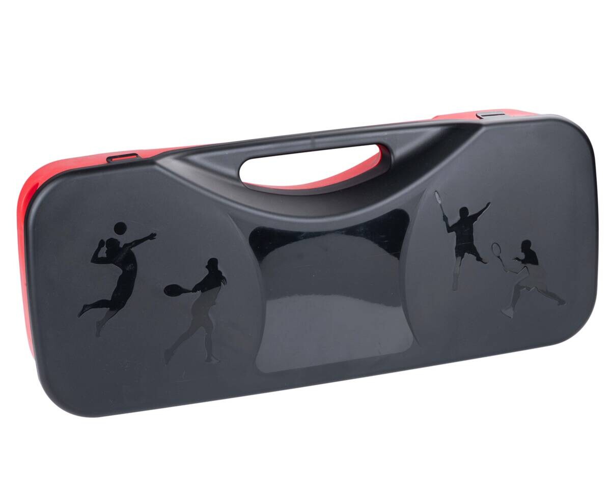 DONNAY Badmintonset rot B/H/L: ca. 12,5x29x68 cm
