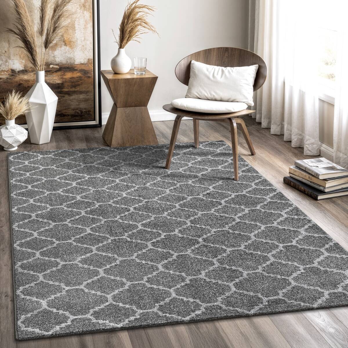 Sanat Teppich anthrazit B/L: ca. 170x120 cm