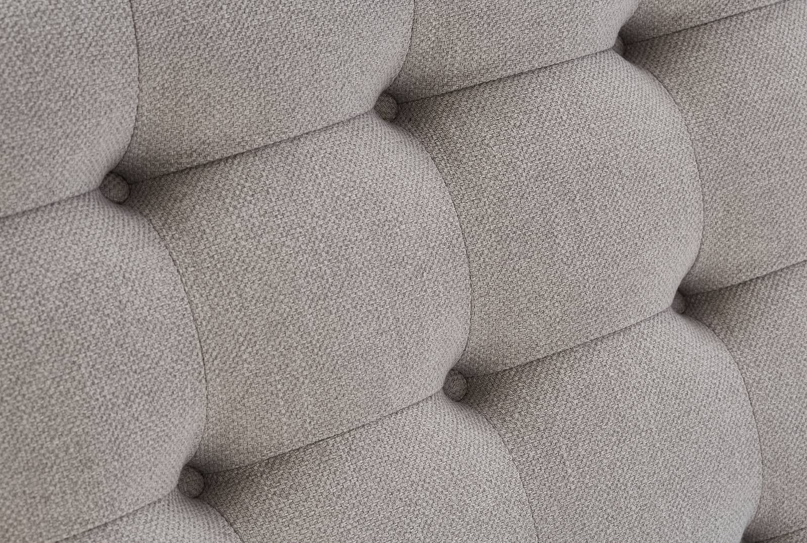 Boxspringbett hellgrau Flachgewebe Liegefläche B/L: ca. 180x200 cm