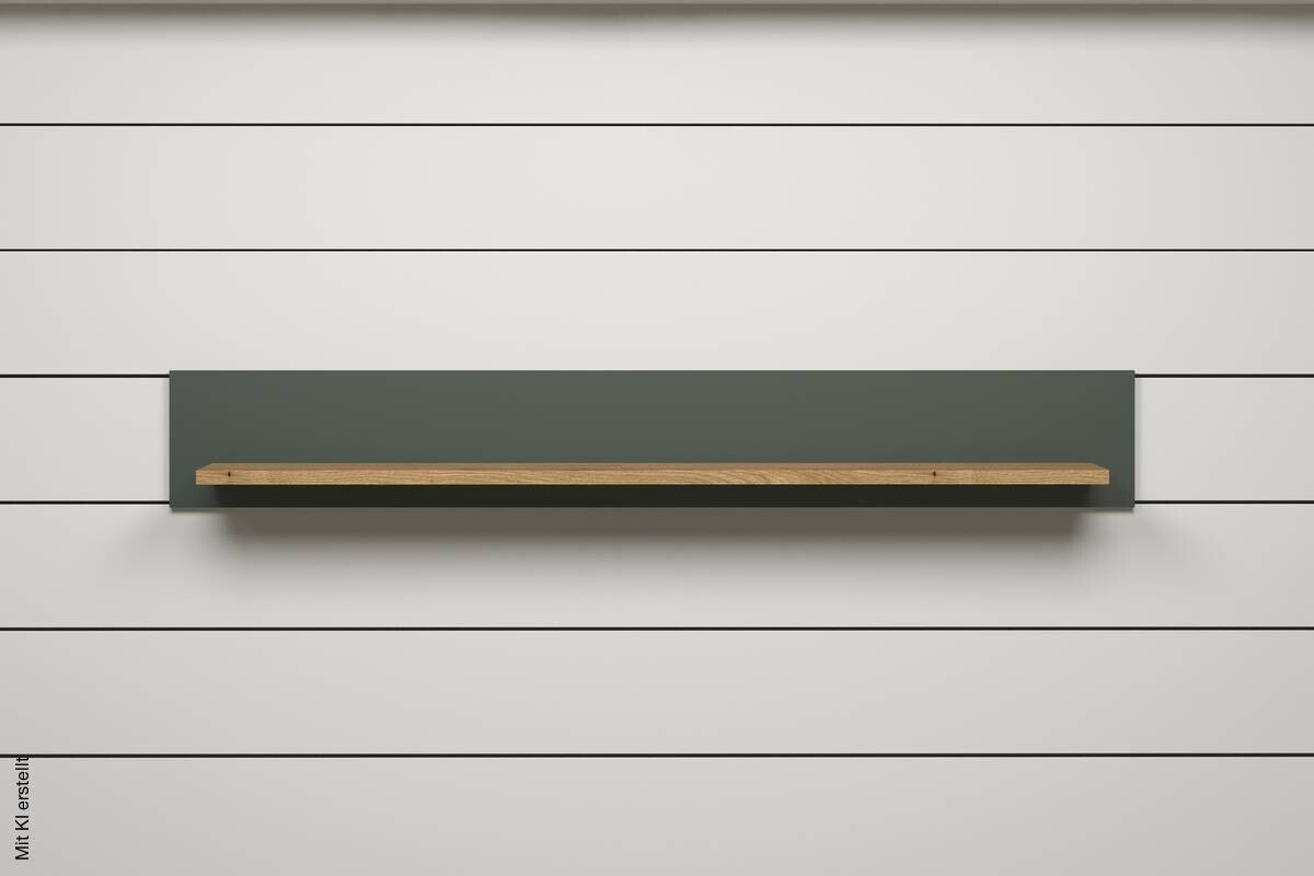 Wandboard Stanton tannengrün Eiche Evoke Coast Nachbildung B/H/T: ca. 156x22x22 cm