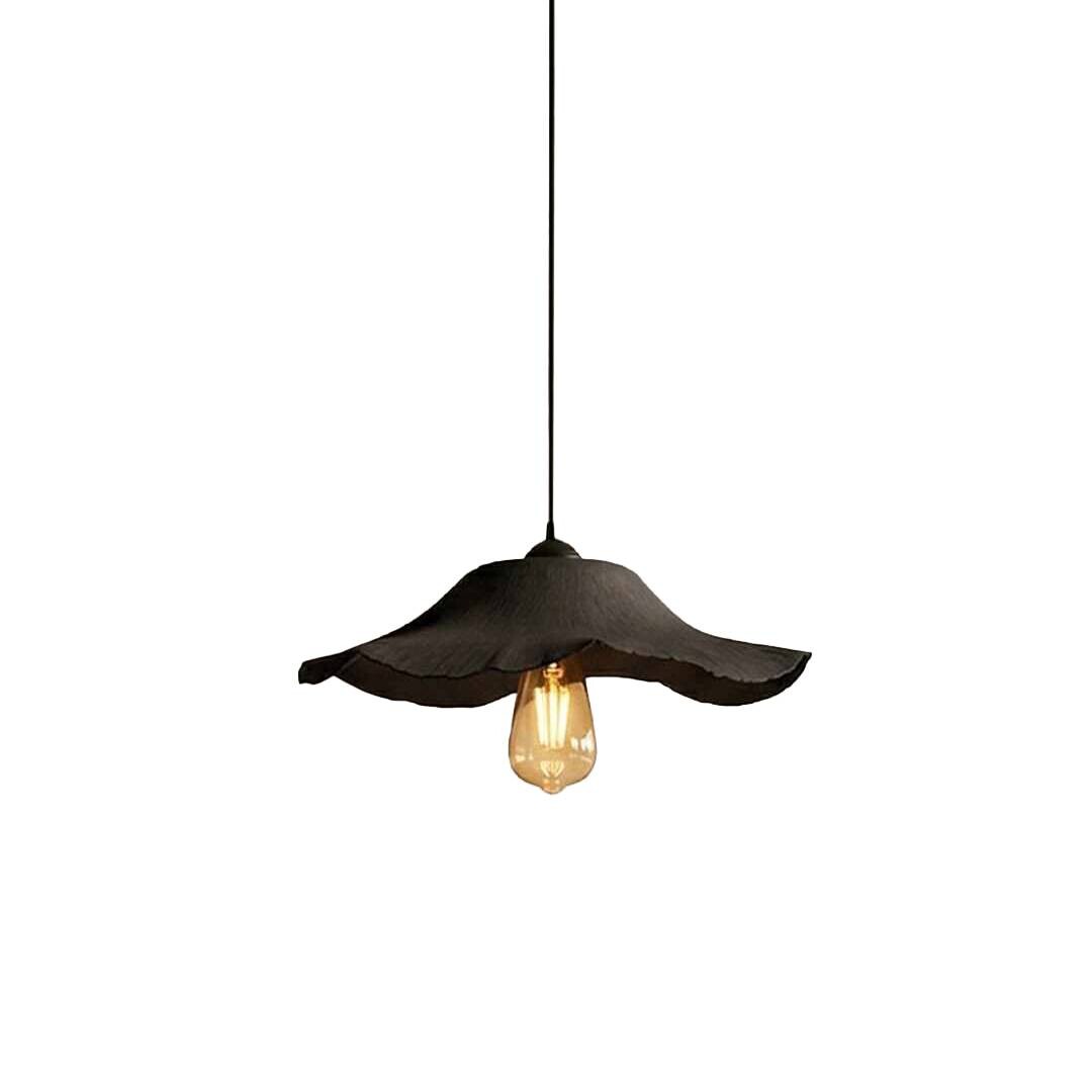 Opviq Pendelleuchte schwarz Kunststoff B/H/T/L/D: ca. 38x75x38x38x38 cm E27 1 Brennstellen