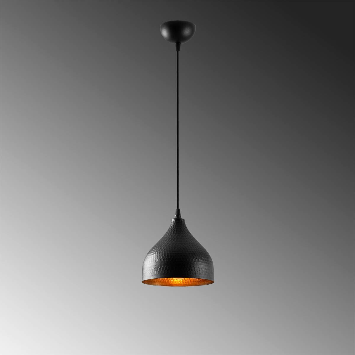 Opviq Pendelleuchte Tattoo-2396 schwarz B/H/T/L/D: ca. 18x114x18x18x18 cm E27 1 Brennstellen