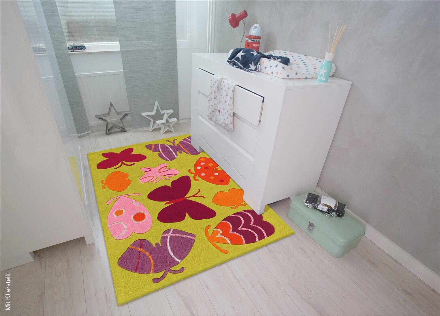 Arte Espina Kurzflorteppich Spirit Glowy 3140 mehrfarbig B/L: ca. 110x160 cm