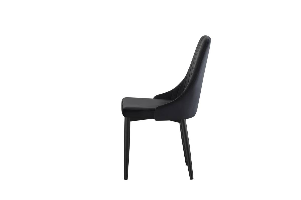 Stuhl CLAUDIA, 2er Set anthrazit B/H/T: ca. 44x88x58 cm