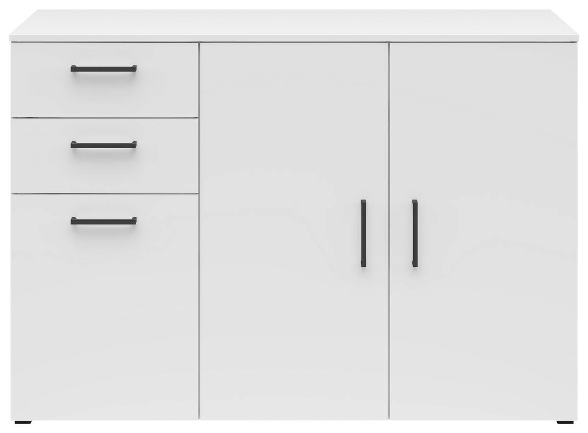 Kommode Multi-Stauraum Typ 29 weiß B/H/T: ca. 120x83x52 cm