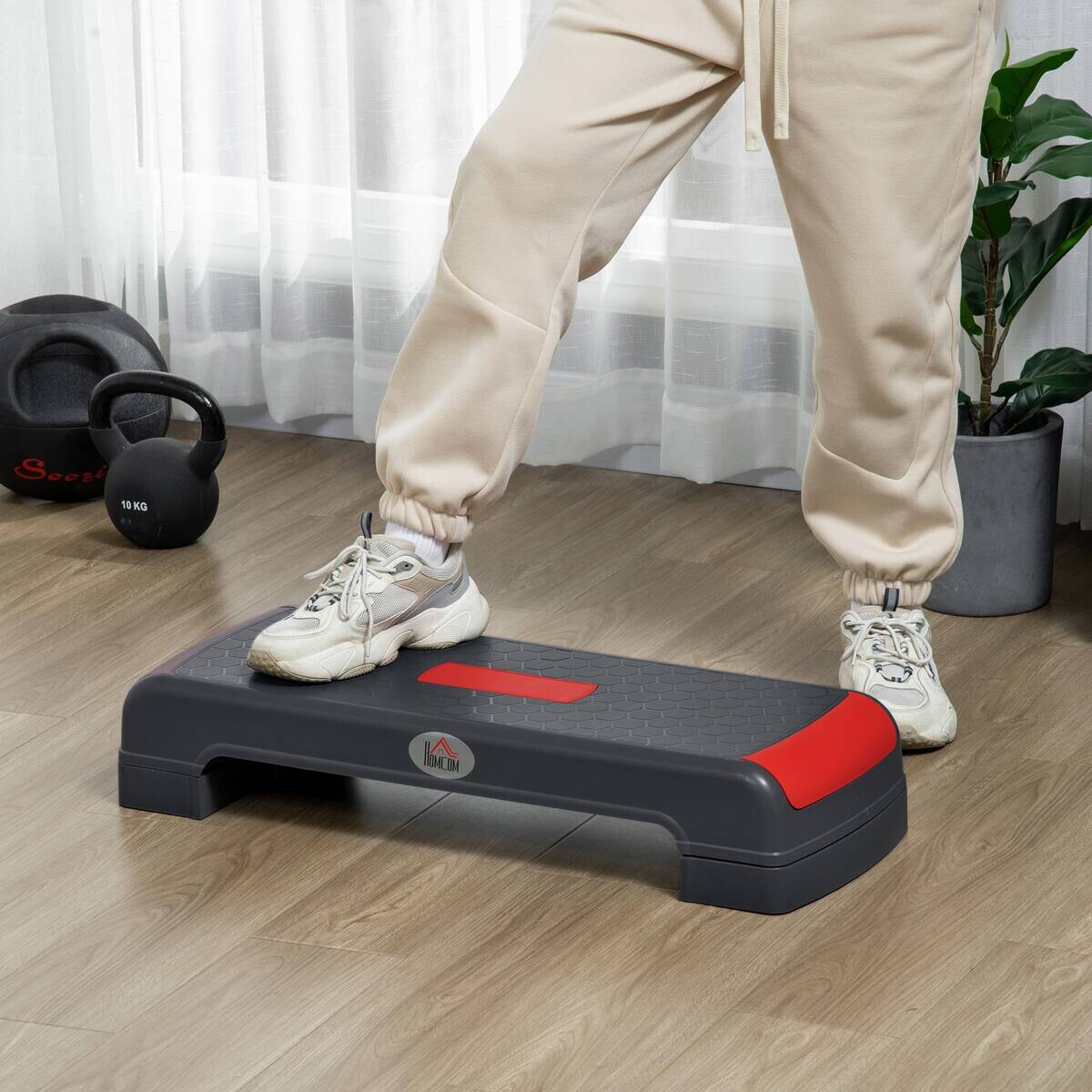 HOMCOM Fitness-Zubehör rot Polypropylen B/H/L: ca. 28x78x20 cm