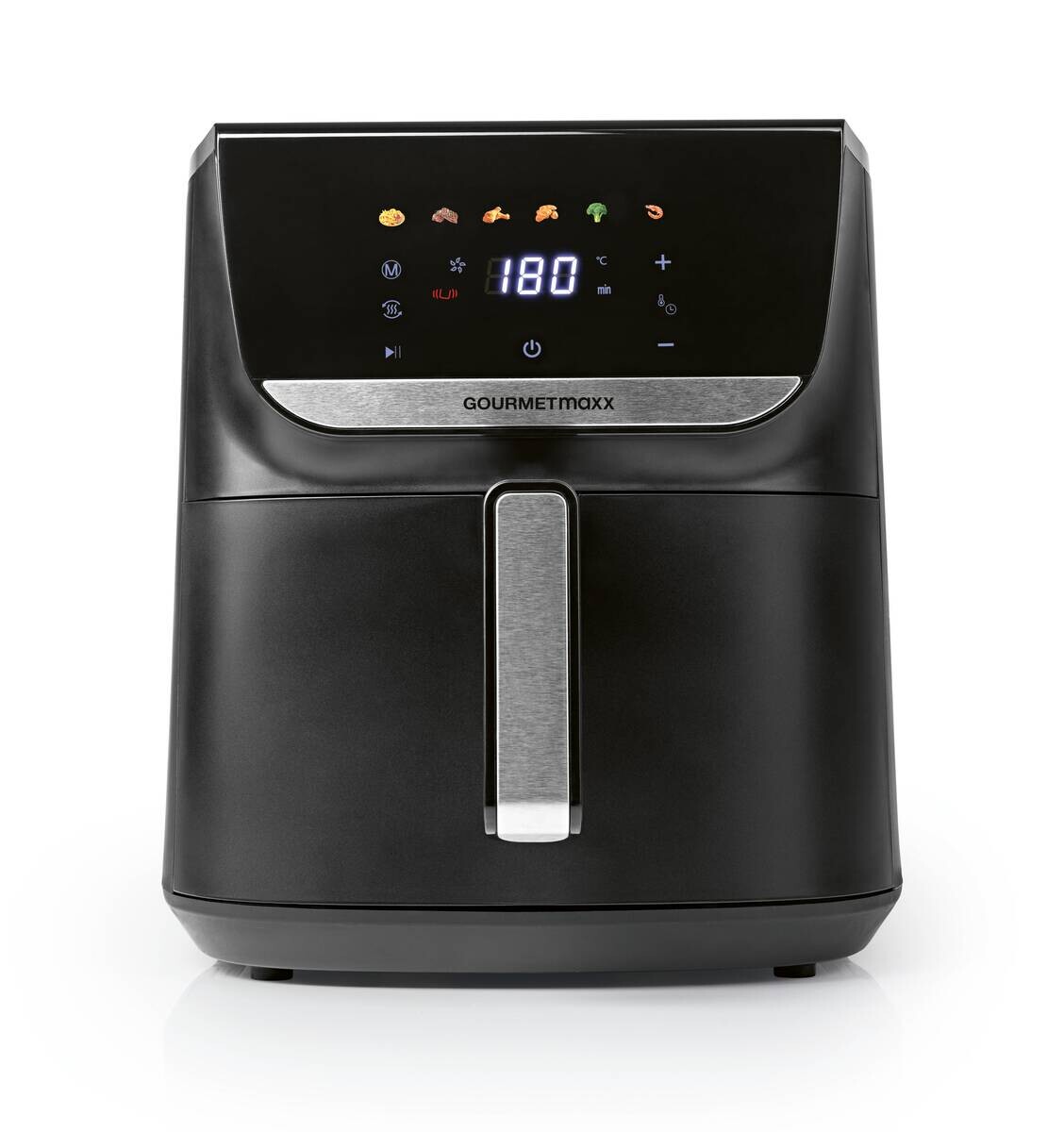 GOURMETmaxx Heißluftfritteuse 15437 schwarz Metall B/H/L: ca. 31,3x44x34,2 cm ca. 7,5 l
