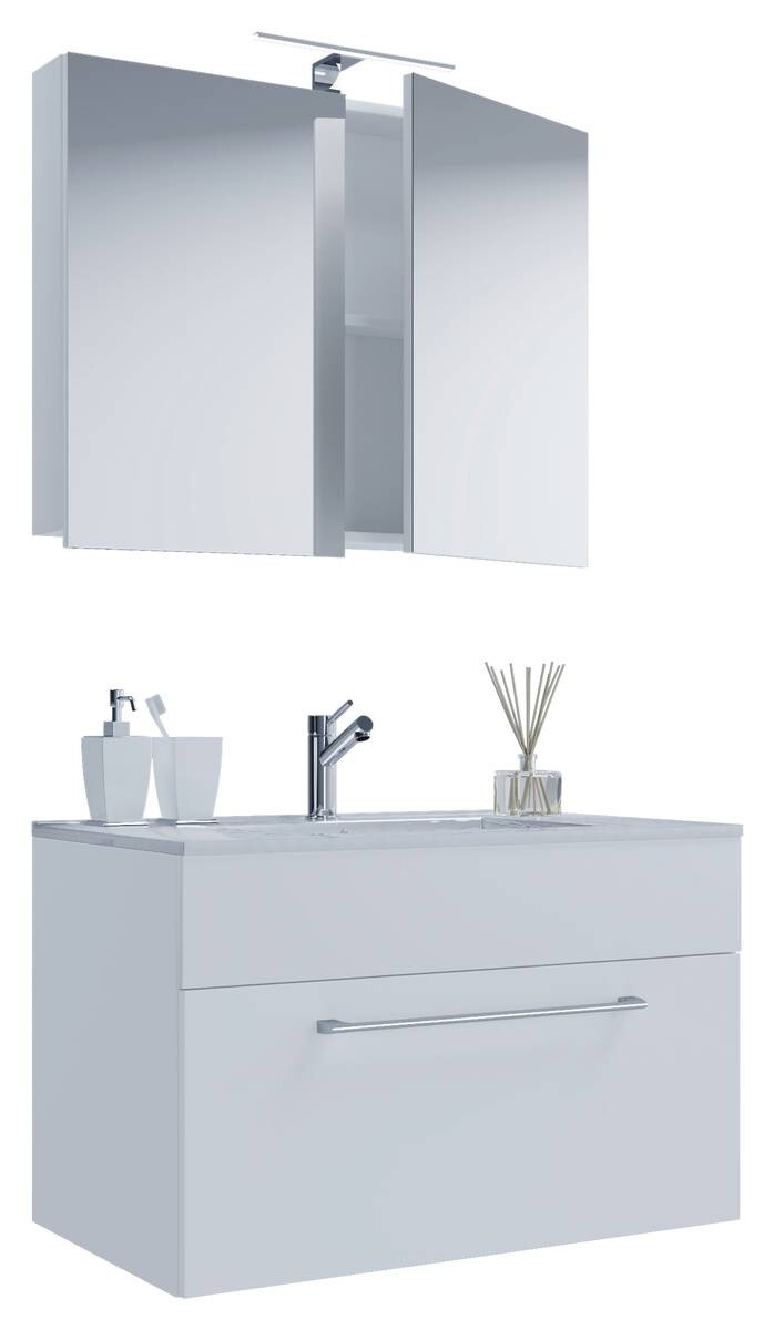 Waschplatz 3tlg-Badinos weiß