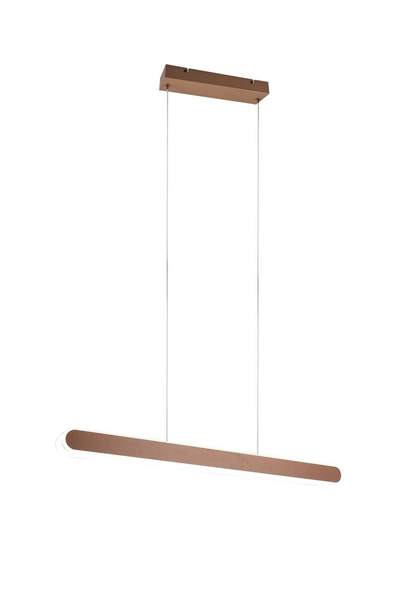 Reality LED-Pendelleuchte kaffee Metall