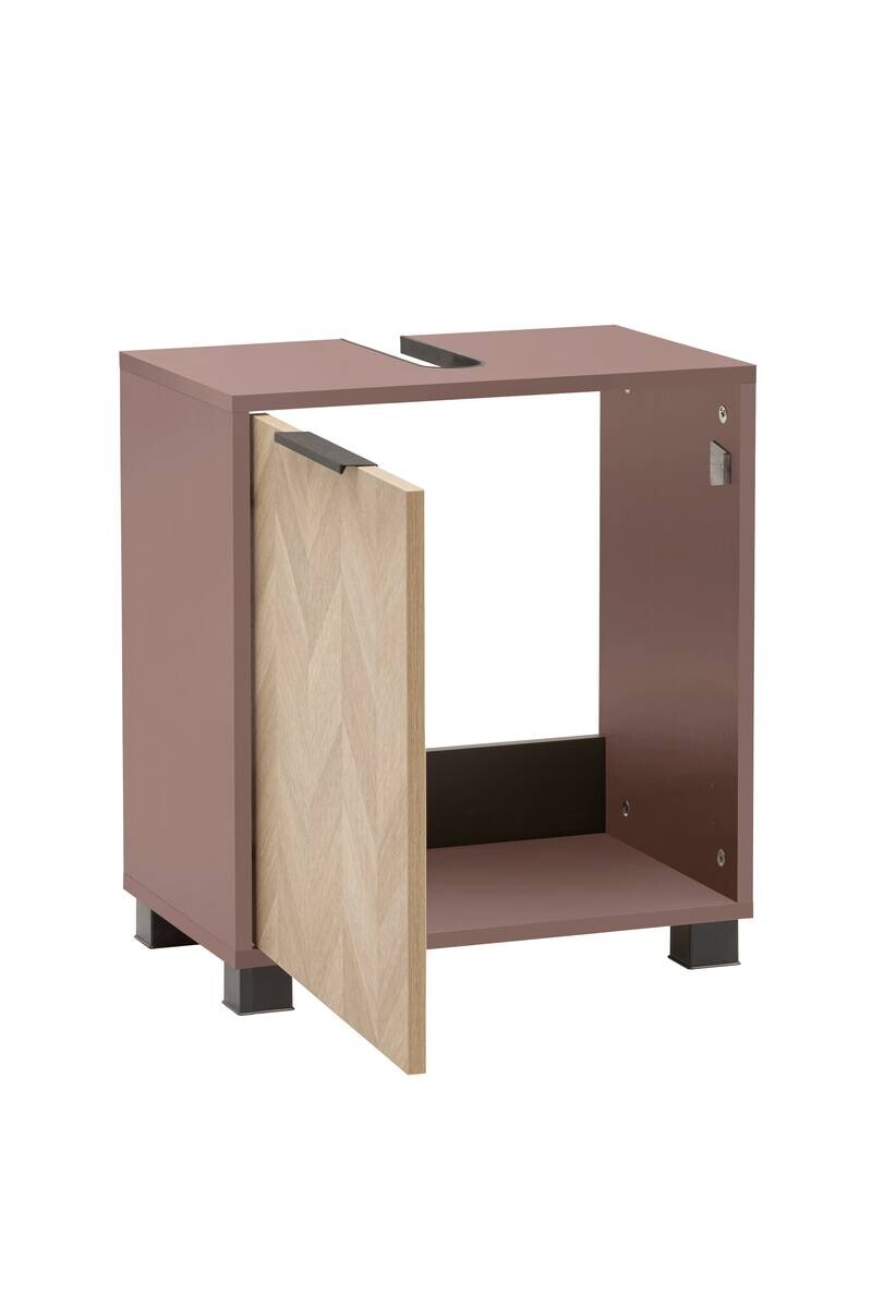 Waschbeckenunterschrank Piazza braun B/H/T: ca. 50,3x56x33 cm