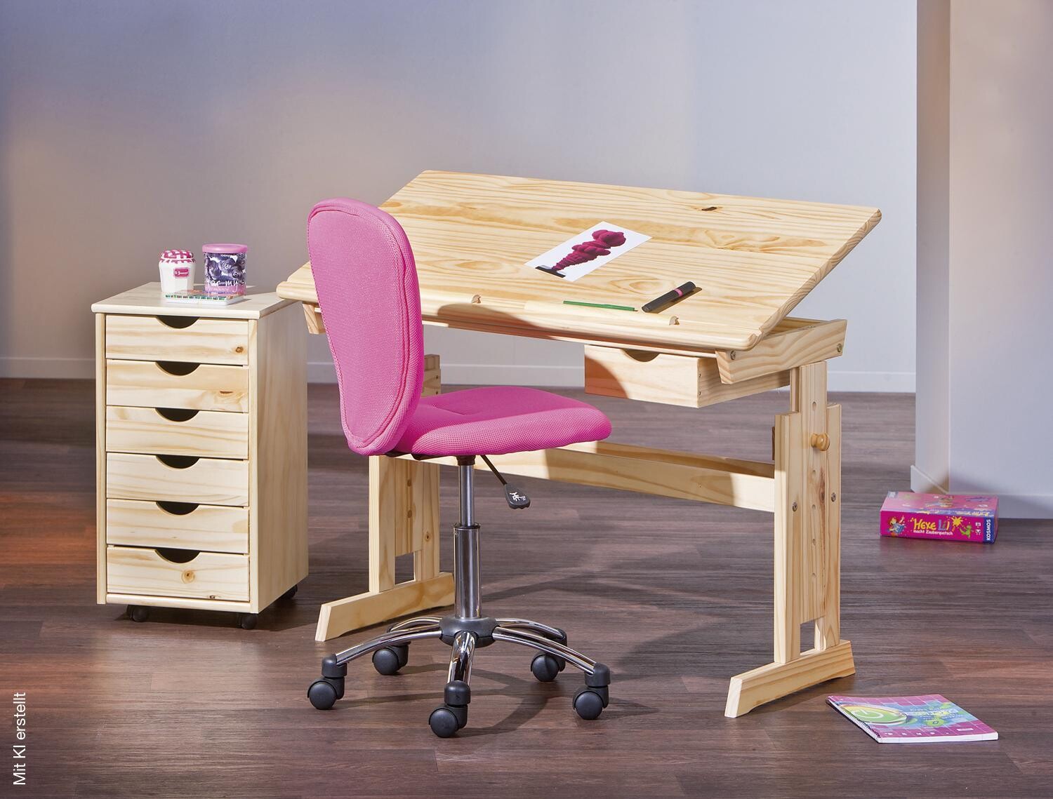Schreibtisch Julia natur B/H/T: ca. 109x63x55 cm