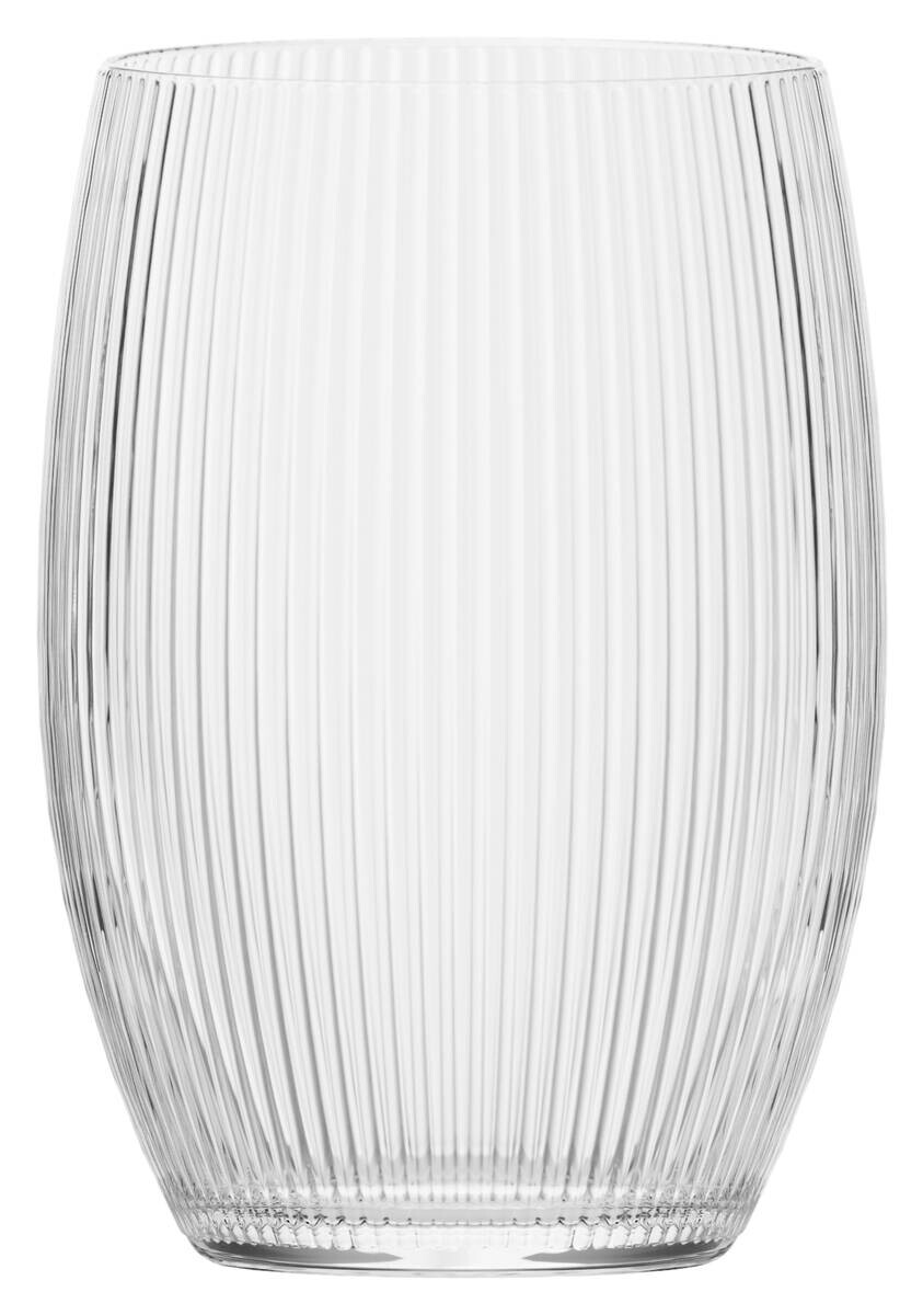 Vase klar Glas H/D: ca. 20x14 cm