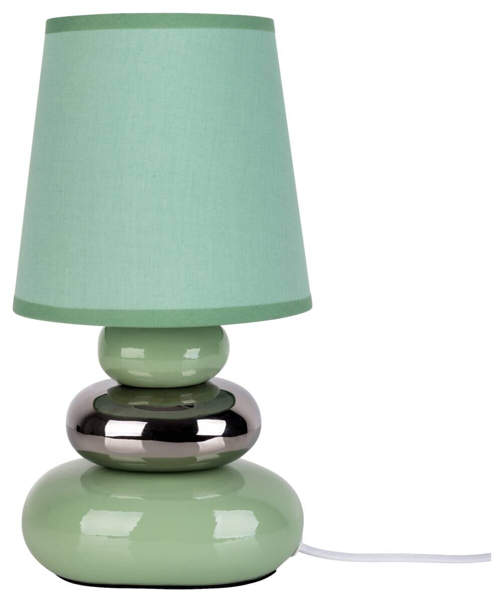 Näve Leuchten Tischleuchte 3045349 mint Keramik B/H/T: ca. 16x31x16 cm E14 1 Brennstellen
