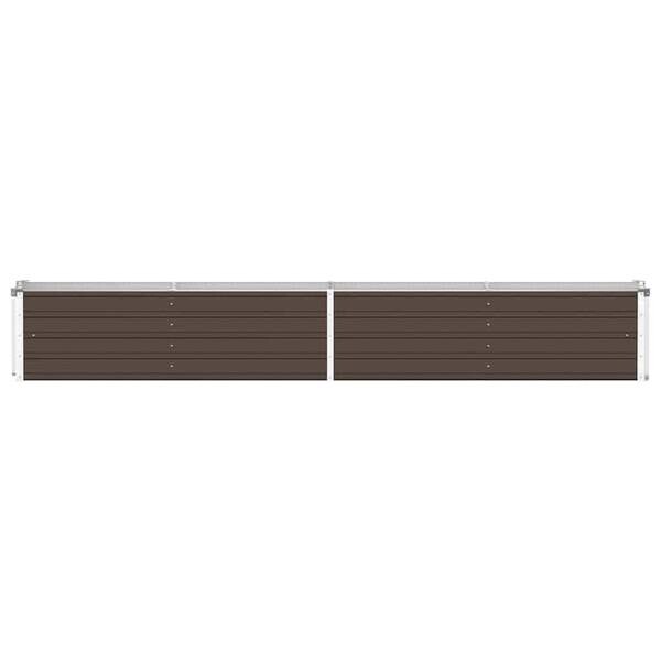 Hochbeet braun Stahl B/H/L: ca. 40x45x320 cm