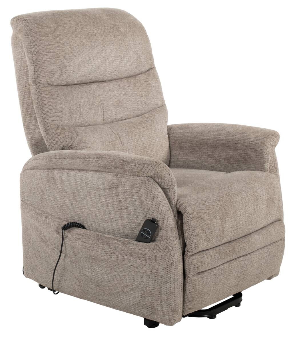 TV-Sessel Torrent XXL taupe Webstoff B/H/T: ca. 82x91x93 cm