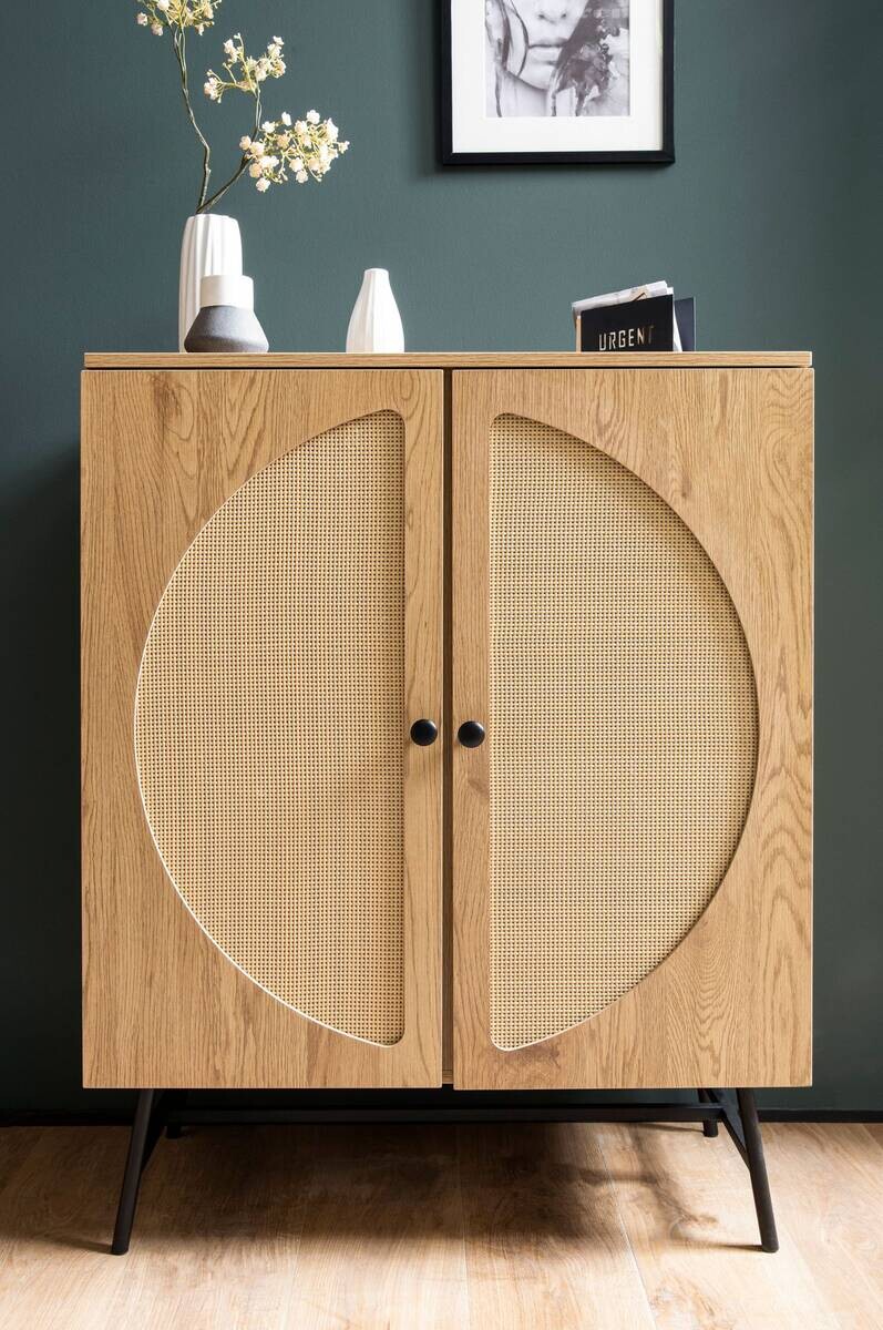 Sideboard natur Eiche Optik B/H/T: ca. 80x103x39 cm