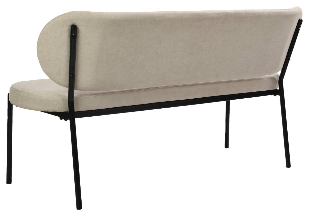 Bank JERSEY taupe B/H/T: ca. 160x82x62 cm