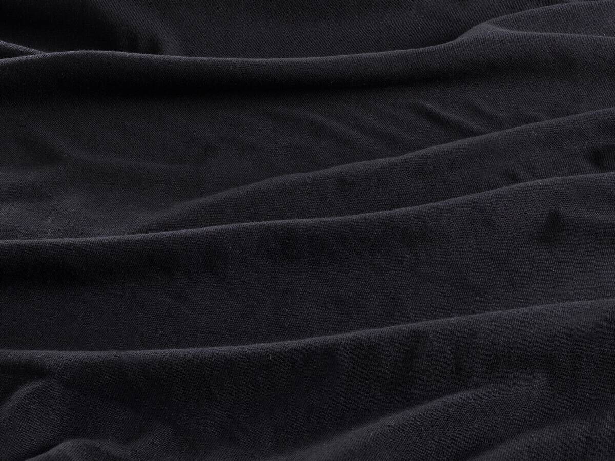 Spannbetttuch schwarz 100% Baumwolle B/L: ca. 200x200 cm