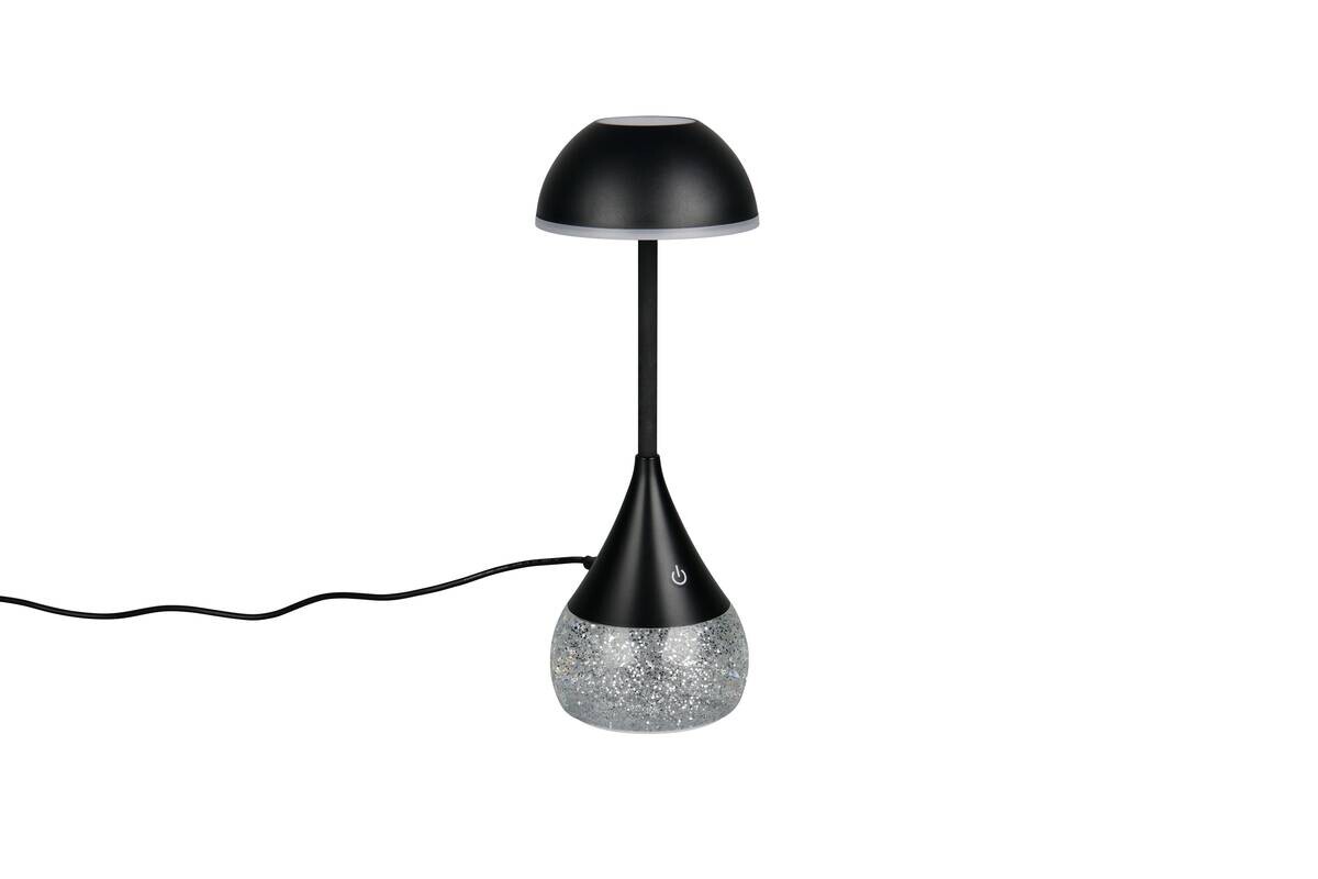 Reality LED-Tischleuchte Tembo schwarz Kunststoff B/L: ca. 11x28,3 cm