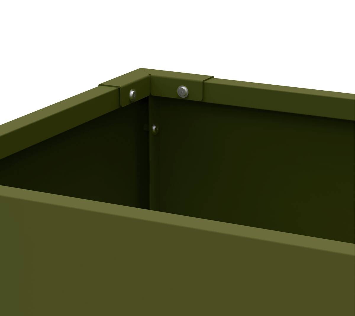 Westmann Hochbeet Vedura olive Stahl B/H/L: ca. 74x80x40 cm