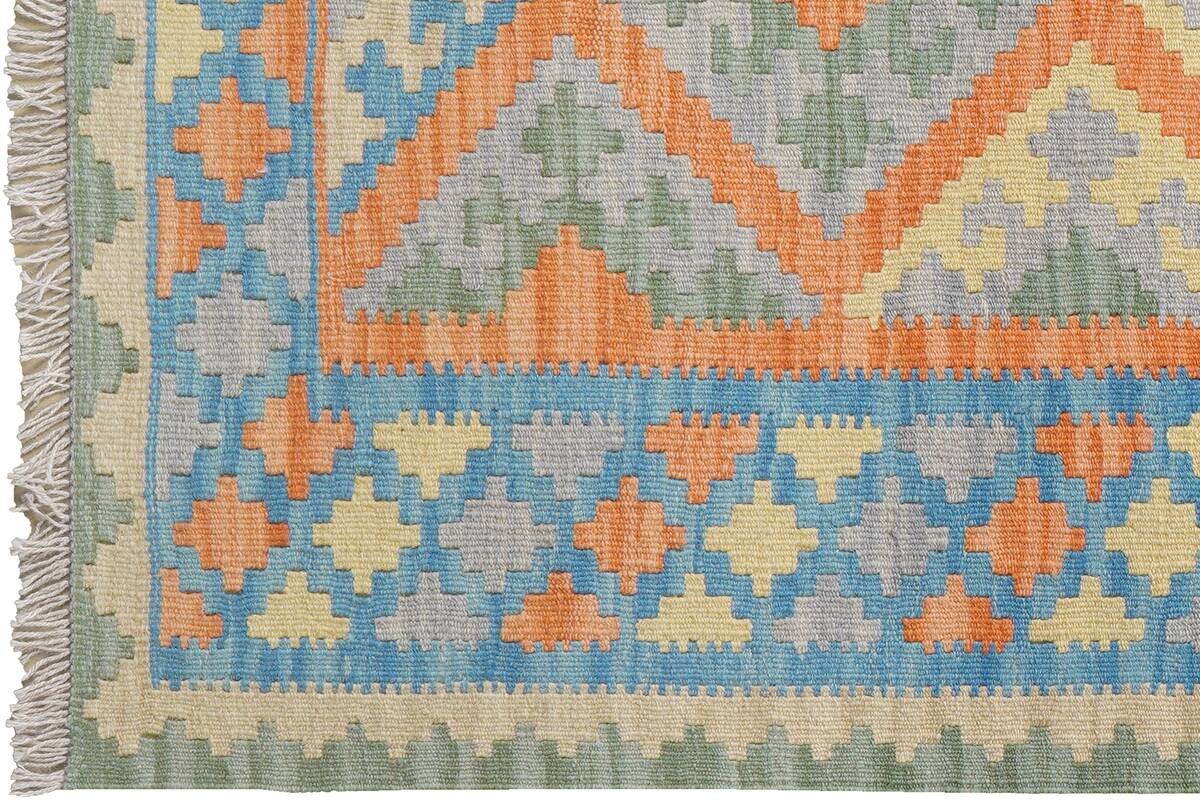 PersaTepp Teppich Kelim Gashgai blau B/H/L: ca. 107x1x141 cm