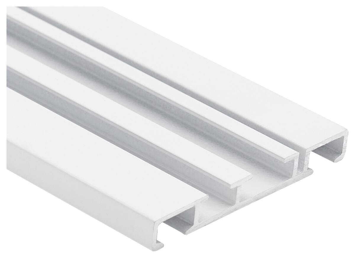 ondeco Alu-Schiene Level weiß Metall 2 Läufe