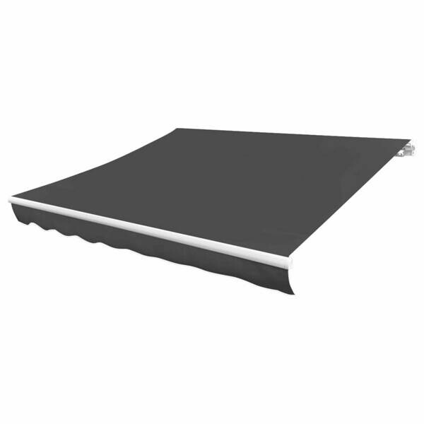 vidaXL Markisenstoff anthrazit B/L: ca. 245x330 cm
