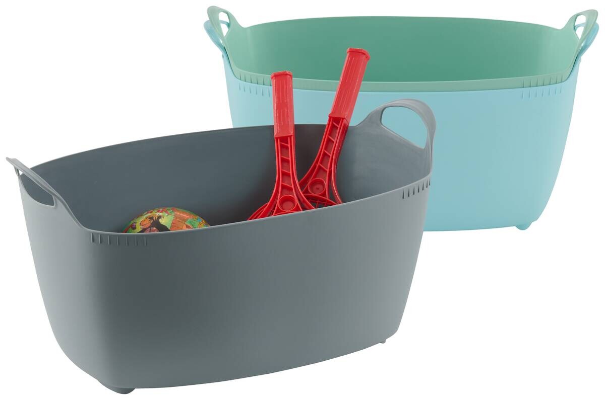 Aufbewahrungskorb grau