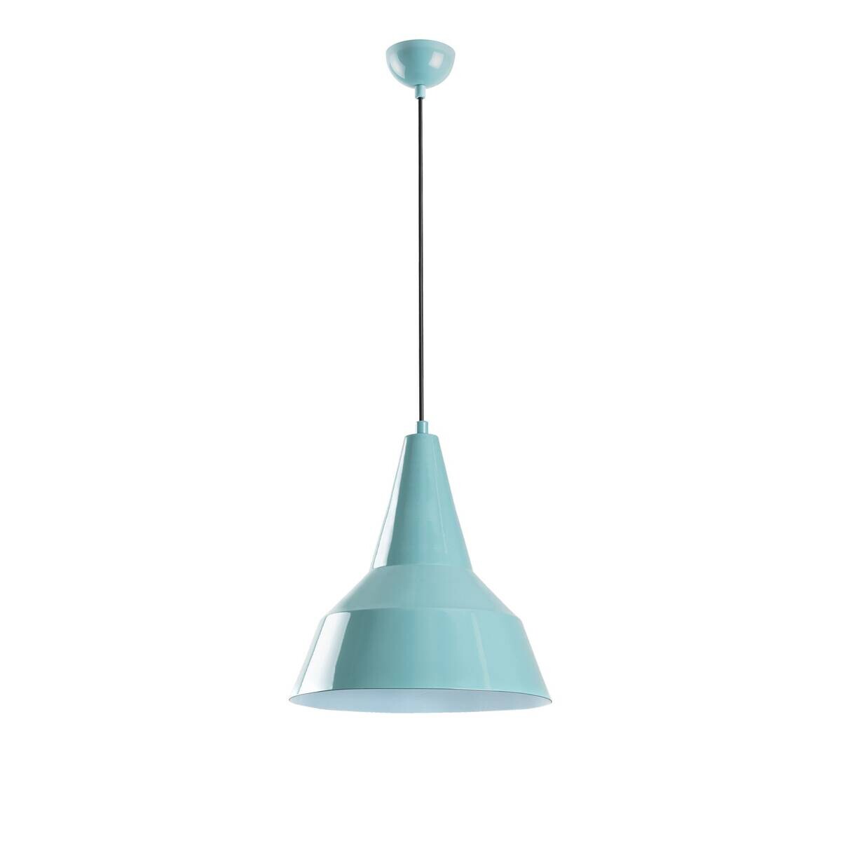 Opviq Pendelleuchte türkis B/H/T: ca. 30x131x30 cm E27 1 Brennstellen