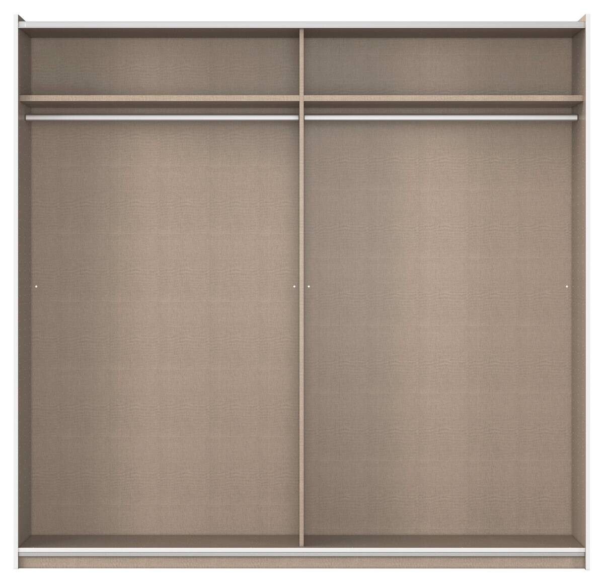 Schwebetürenschrank Corvo Alpinweiß B/H/T: ca. 218x210x59 cm