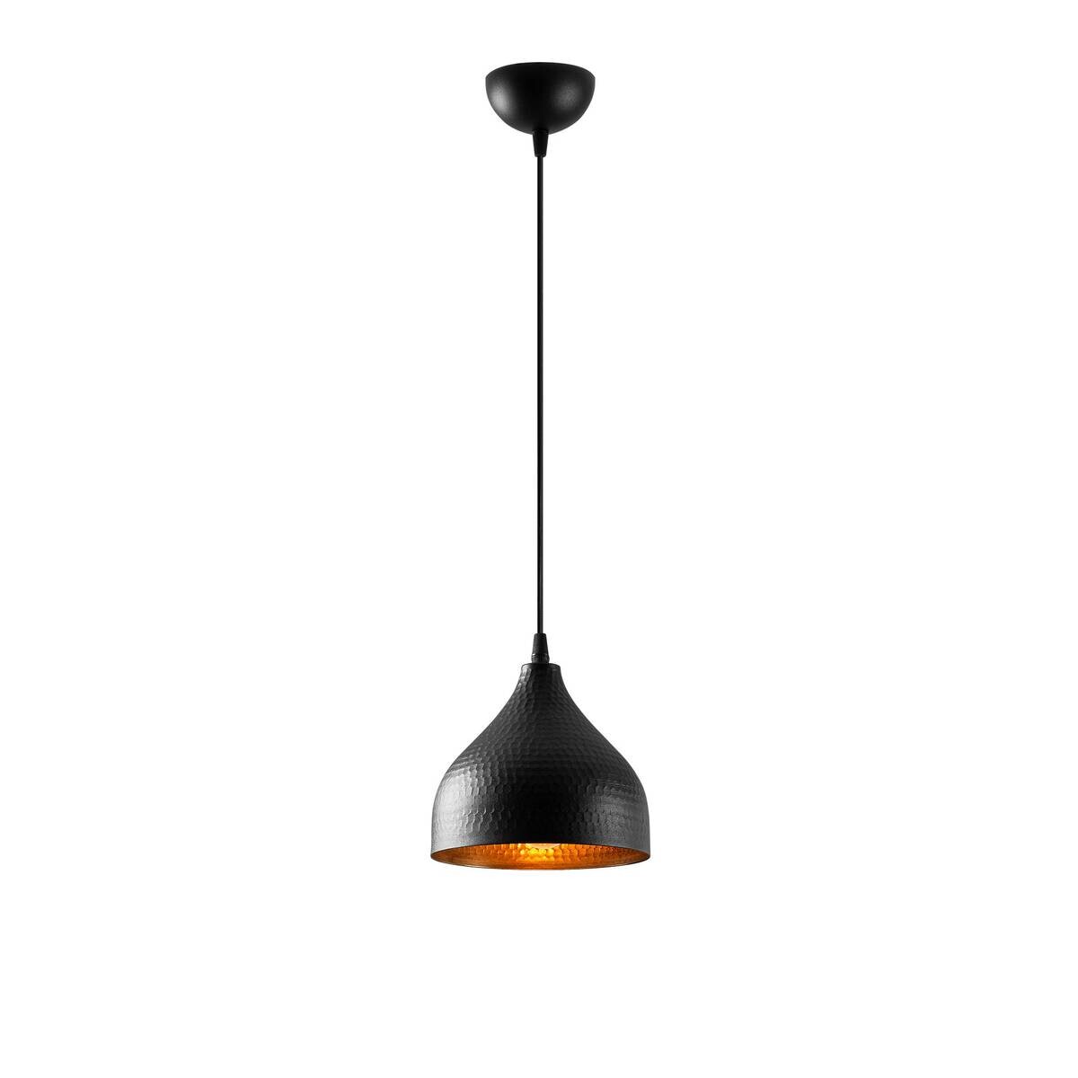Opviq Pendelleuchte Tattoo-2396 schwarz B/H/T/L/D: ca. 18x114x18x18x18 cm E27 1 Brennstellen