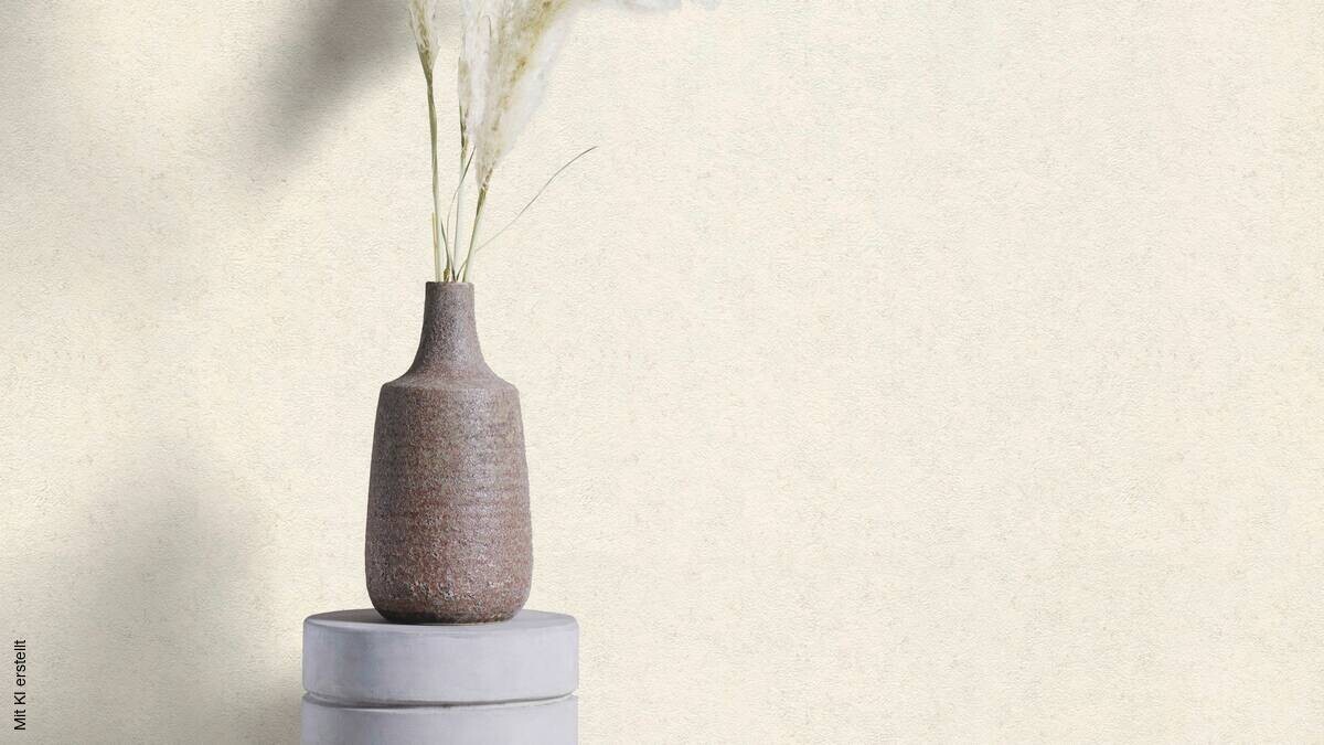 Vliestapete Struktur creme gold B/L: ca. 53x1005 cm
