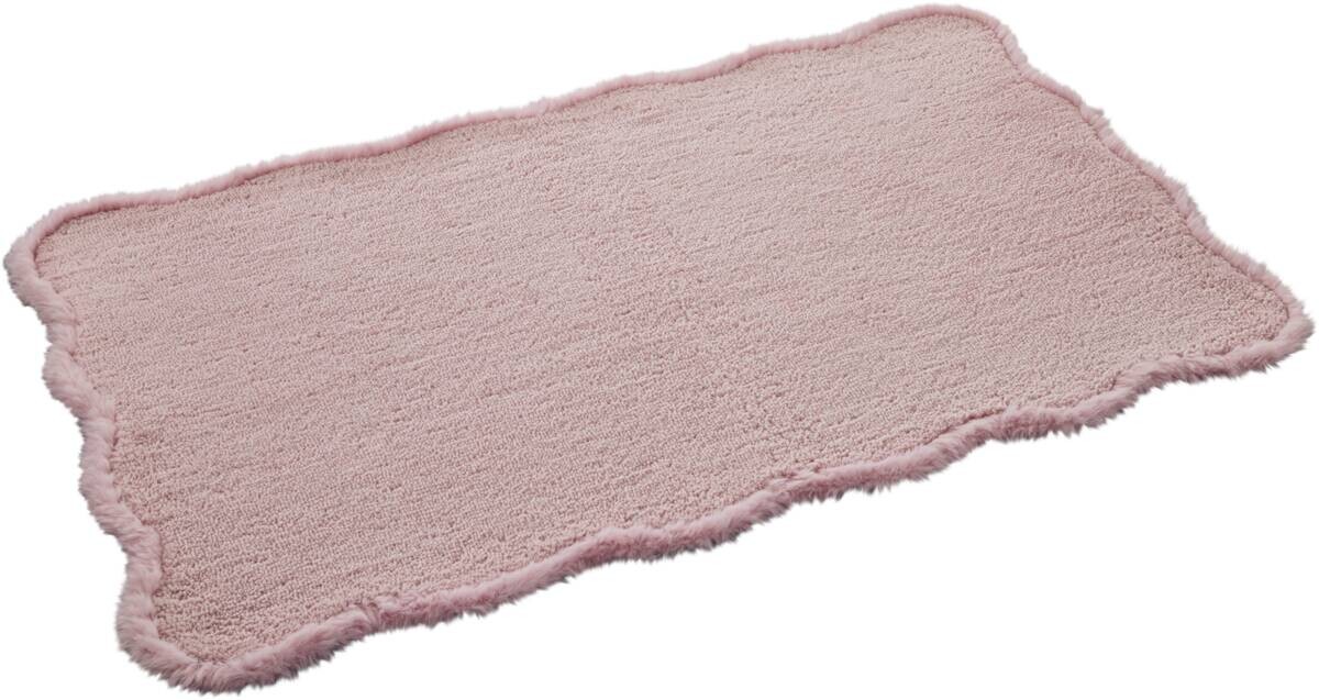 POCOline Badematte Rabbit rosa Polyester B/L: ca. 50x80 cm