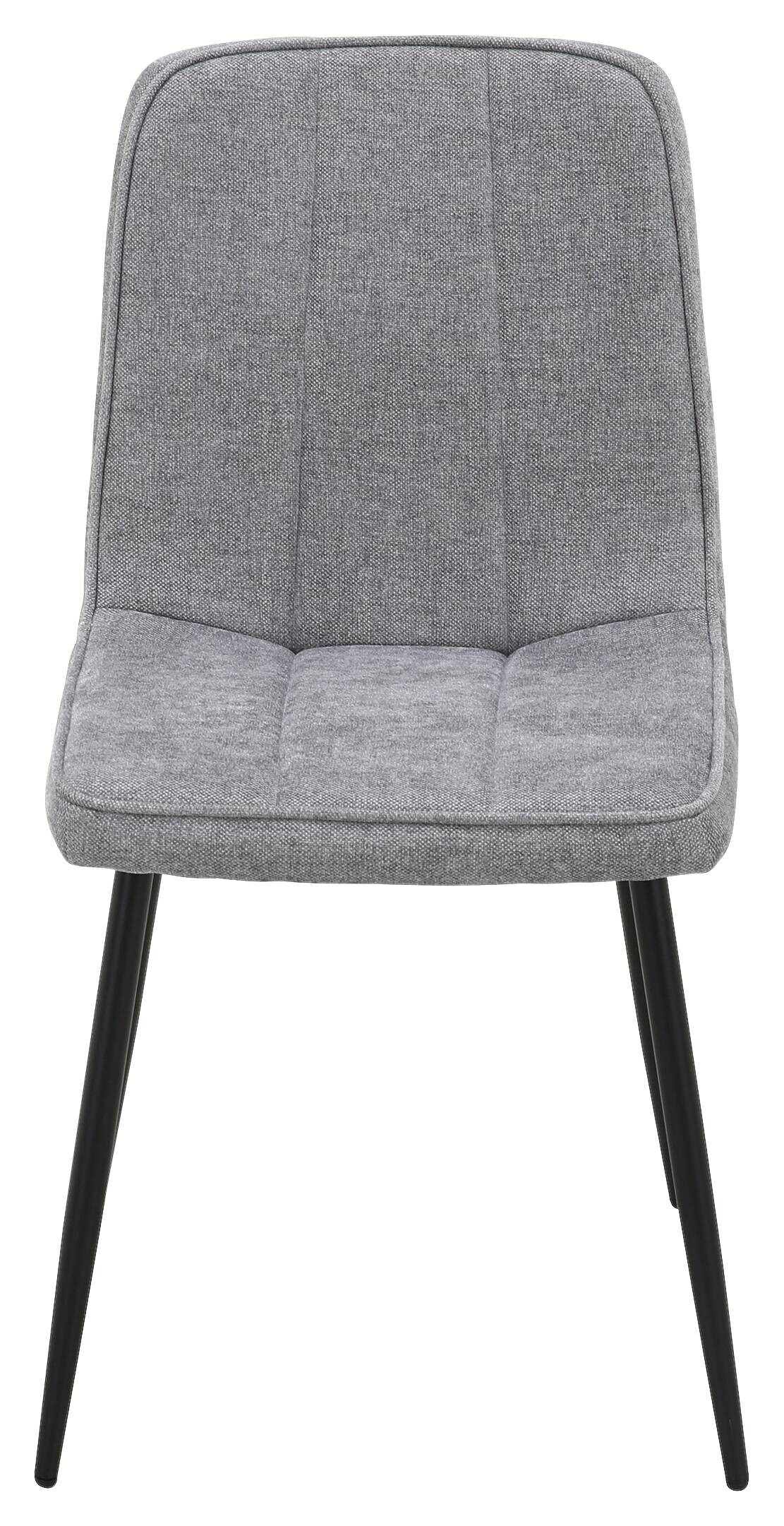 Stuhl KIM grau Webstoff B/T: ca. 45x87 cm