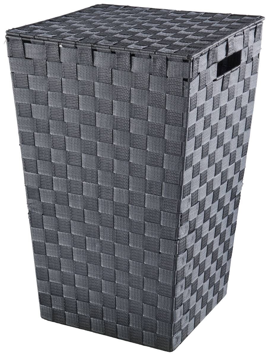 POCOline Wäschekorb grau Nylon B/H/L: ca. 31,5x52x33 cm