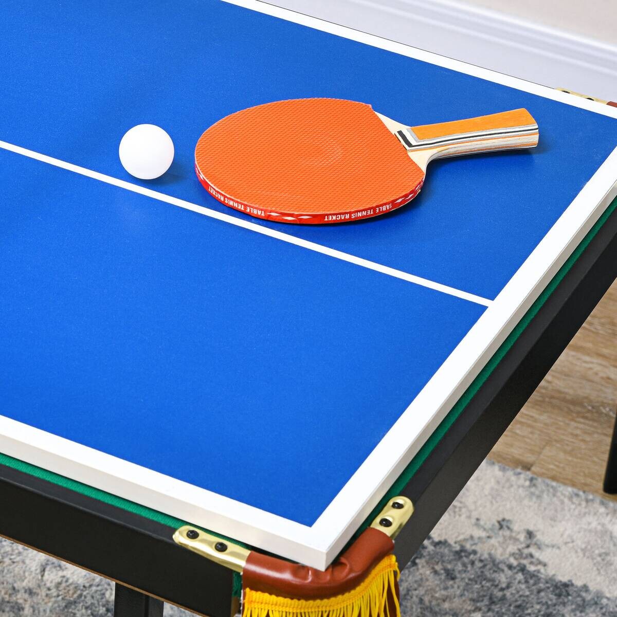 SPORTNOW Multispieltisch grün Stahl B/H/L: ca. 63x80x140 cm