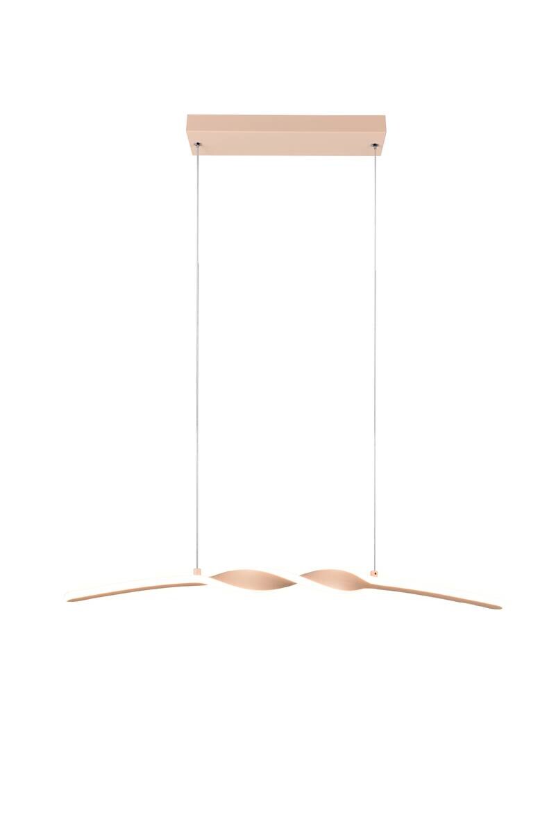 Reality LED Pendelleuchte Ginko sand Metall B/H/T: ca. 79x15x9 cm 1 Brennstellen
