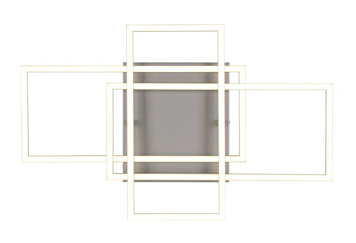 Nolo LED-Deckenleuchte Twin champagner Metall B/H/L: ca. 36x9,1x58 cm