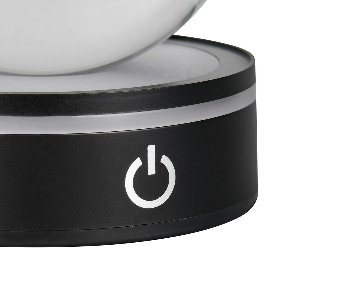 Reality LED-Tischleuchte Kunststoff Glas H/D: ca. 10x8 cm