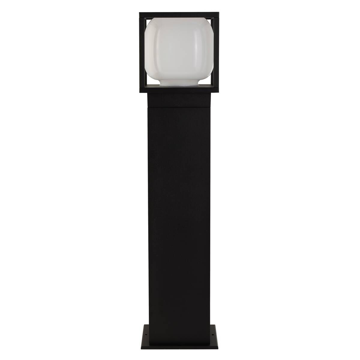 LED-Außenleuchte schwarz weiß klar B/H/L: ca. 15x65x15 cm