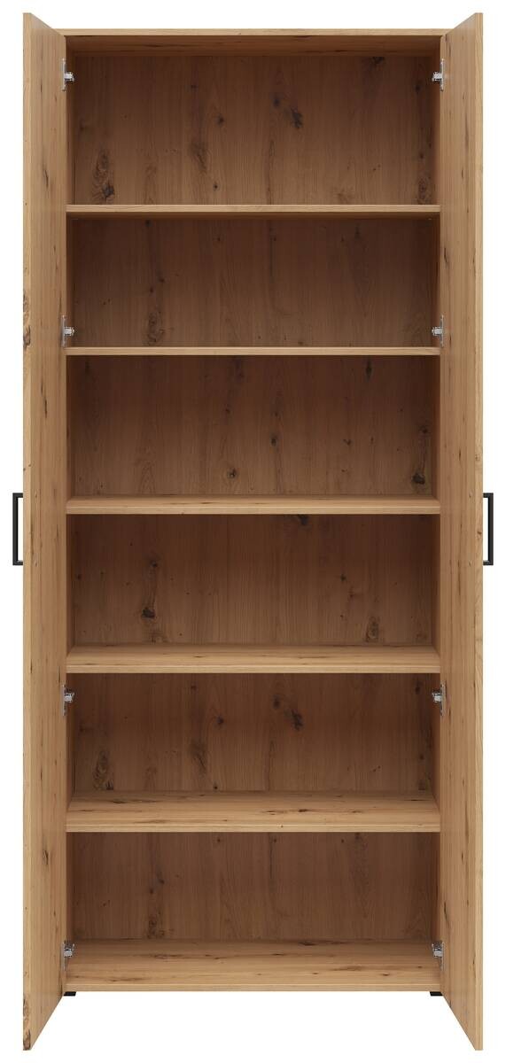 Schrank Multi-Stauraum Typ 37 Eiche Artisan Nachbildung B/H/T: ca. 80x195x40 cm
