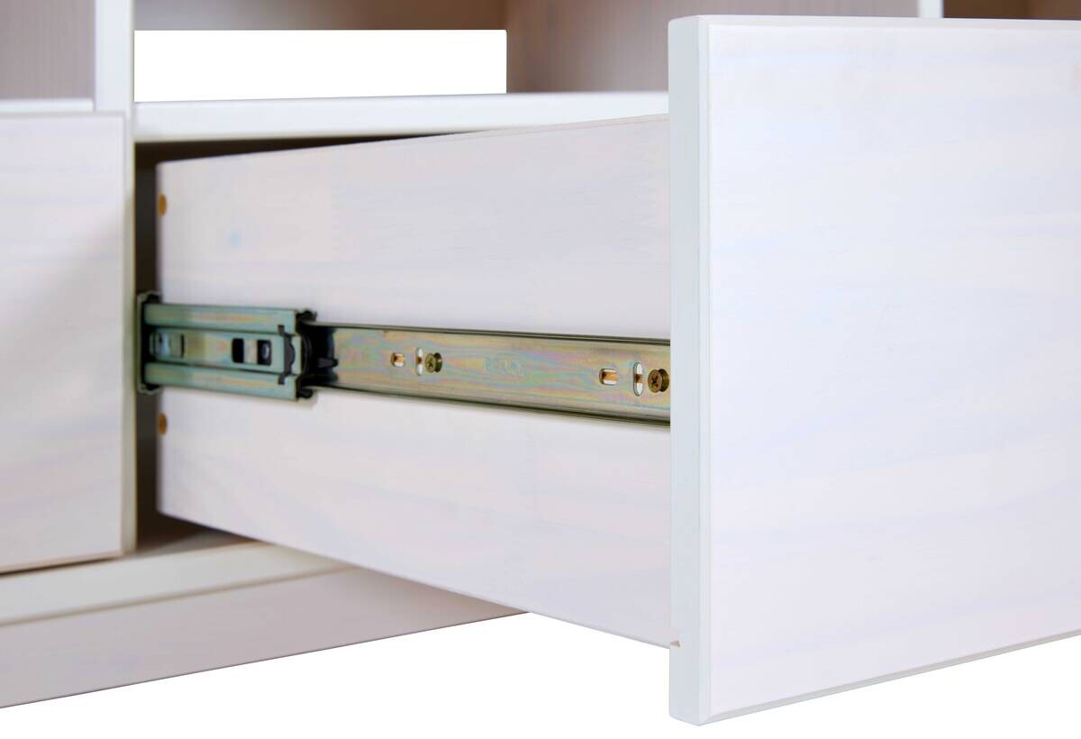 TV-Lowboard Maluno weiß lackiert B/H/L: ca. 48,3x53,2x166,4 cm