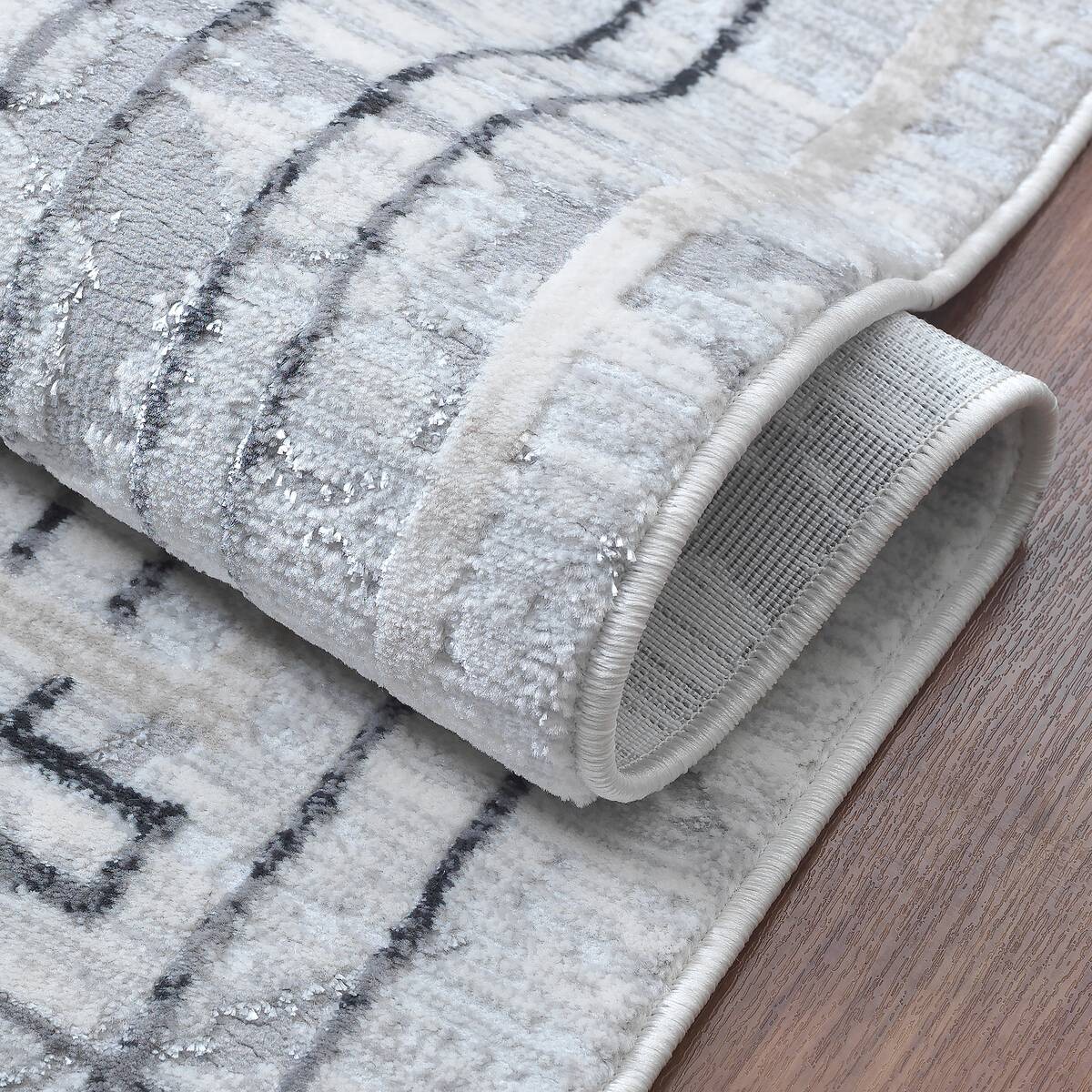 Sanat Teppich Harmony hellgrau B/L: ca. 80x300 cm