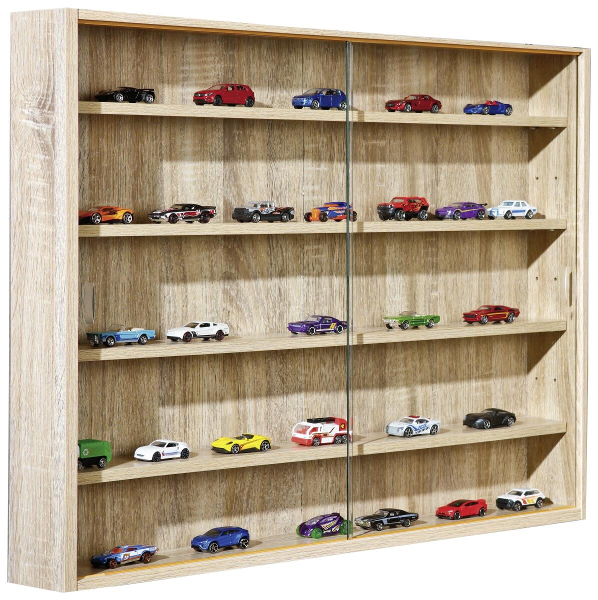 Vitrine Collectiziony Eiche Sonoma Nachbildung Holzwerkstoff B/H/T: ca. 80x60x10 cm