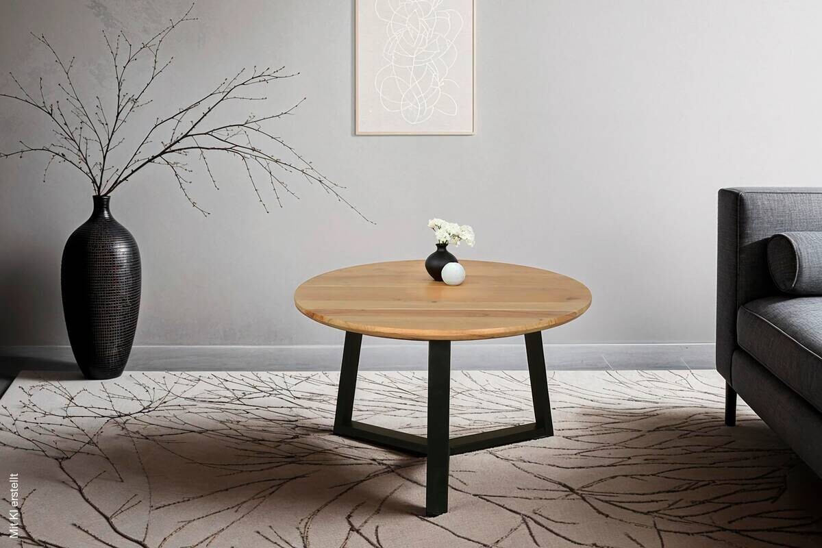Couchtisch CROSS H/D: ca. 46x75 cm