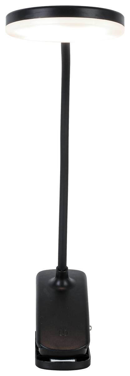 Nolo Tischleuchte Noah schwarz Kunststoff B/H/L: ca. 6,5x52x14 cm