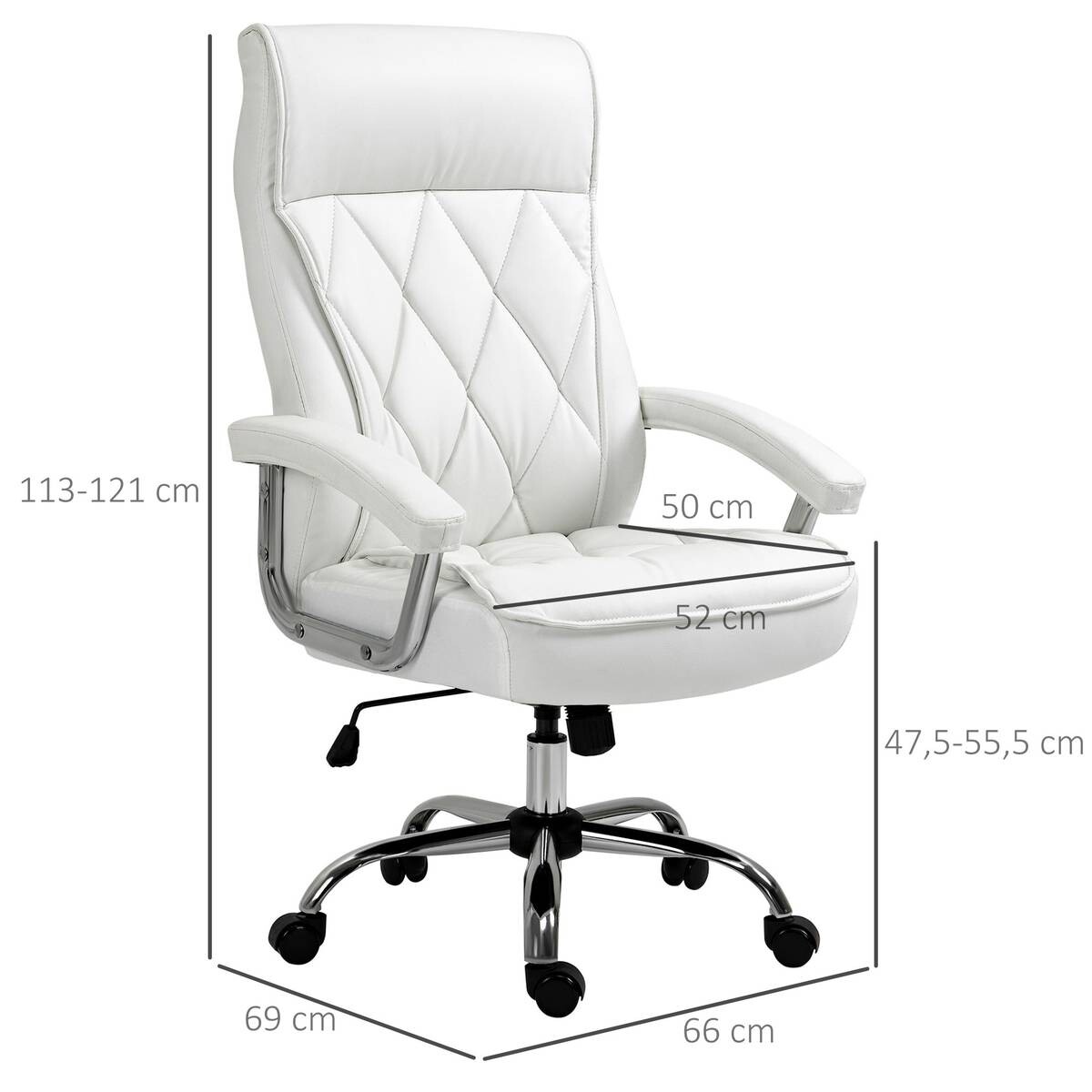 Drehstuhl 921-473WT weiß