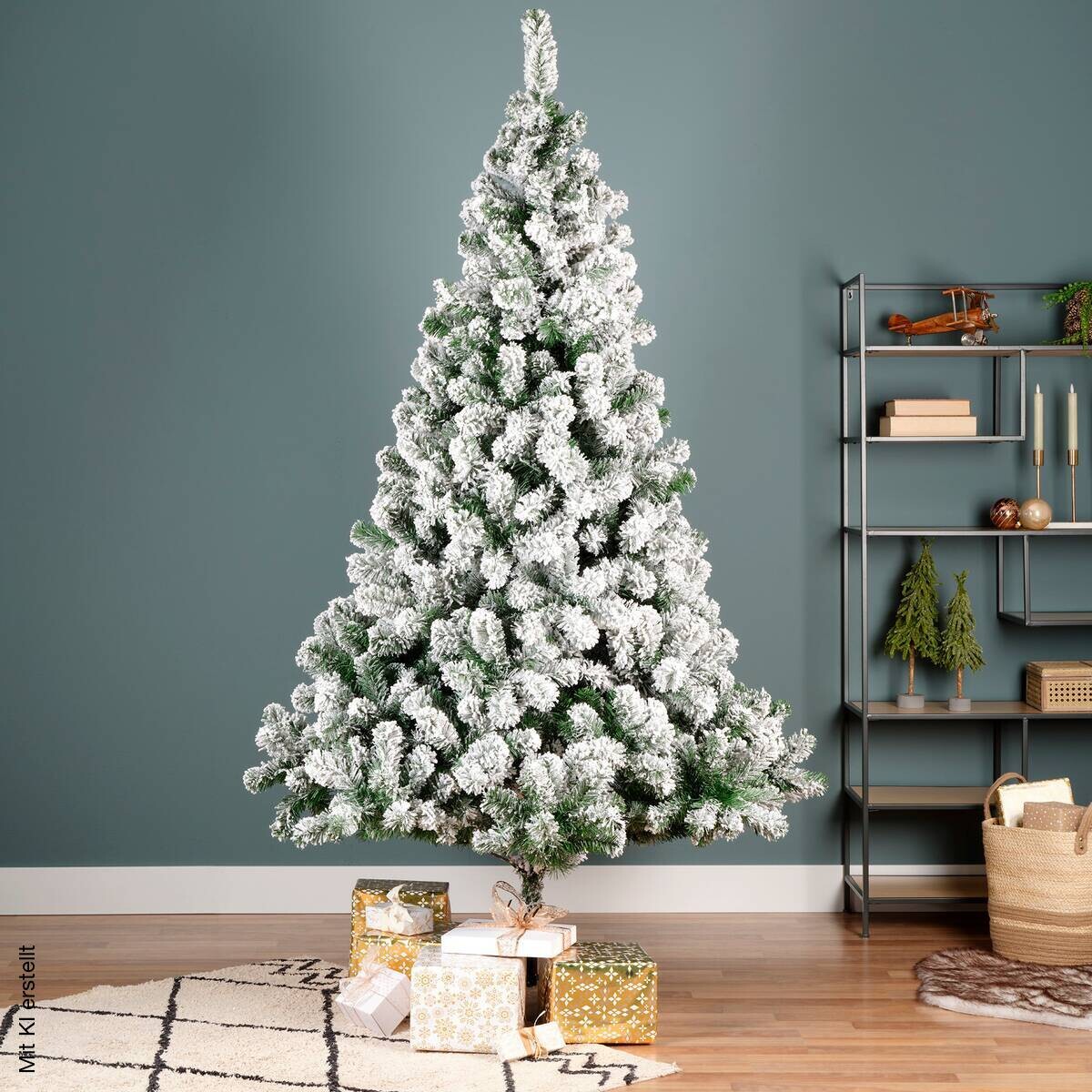 Kaemingk Weihnachtsbaum weiß Kunststoff